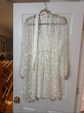 Le Rose Bridal Robe + Slip